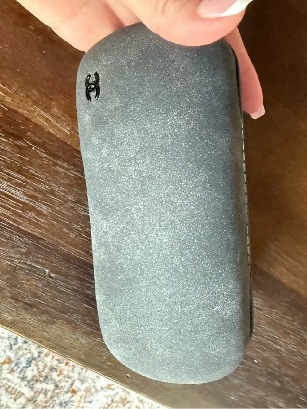 CHANEL Purple Frame (emerald interior) Sunglasses with Mirrored Lenses NWT - Picture 8 of 9